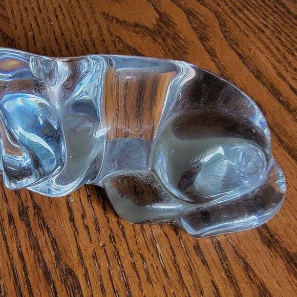 Vintage Princess House Crystal Reclining Dog Figurine-1990s - Picture 2 of 5